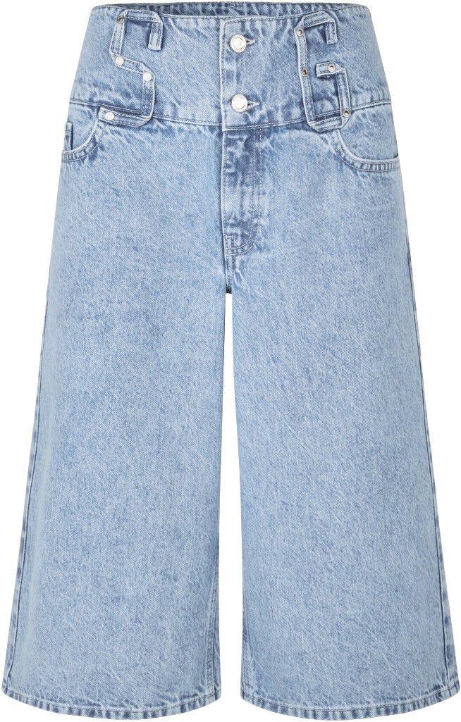 2514 Light Wash Denim, Logoed Loop Jorts
