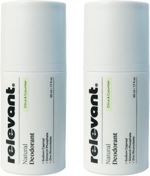 Natural Deodorant Citrus & Cucumber Duo Pack