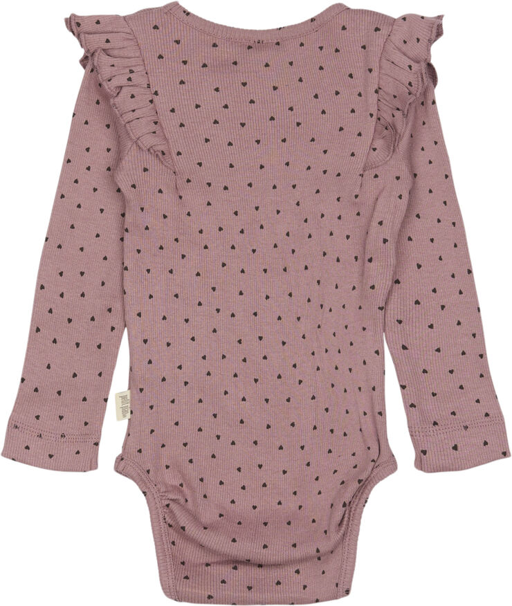 Body L/S Frill Modal heart