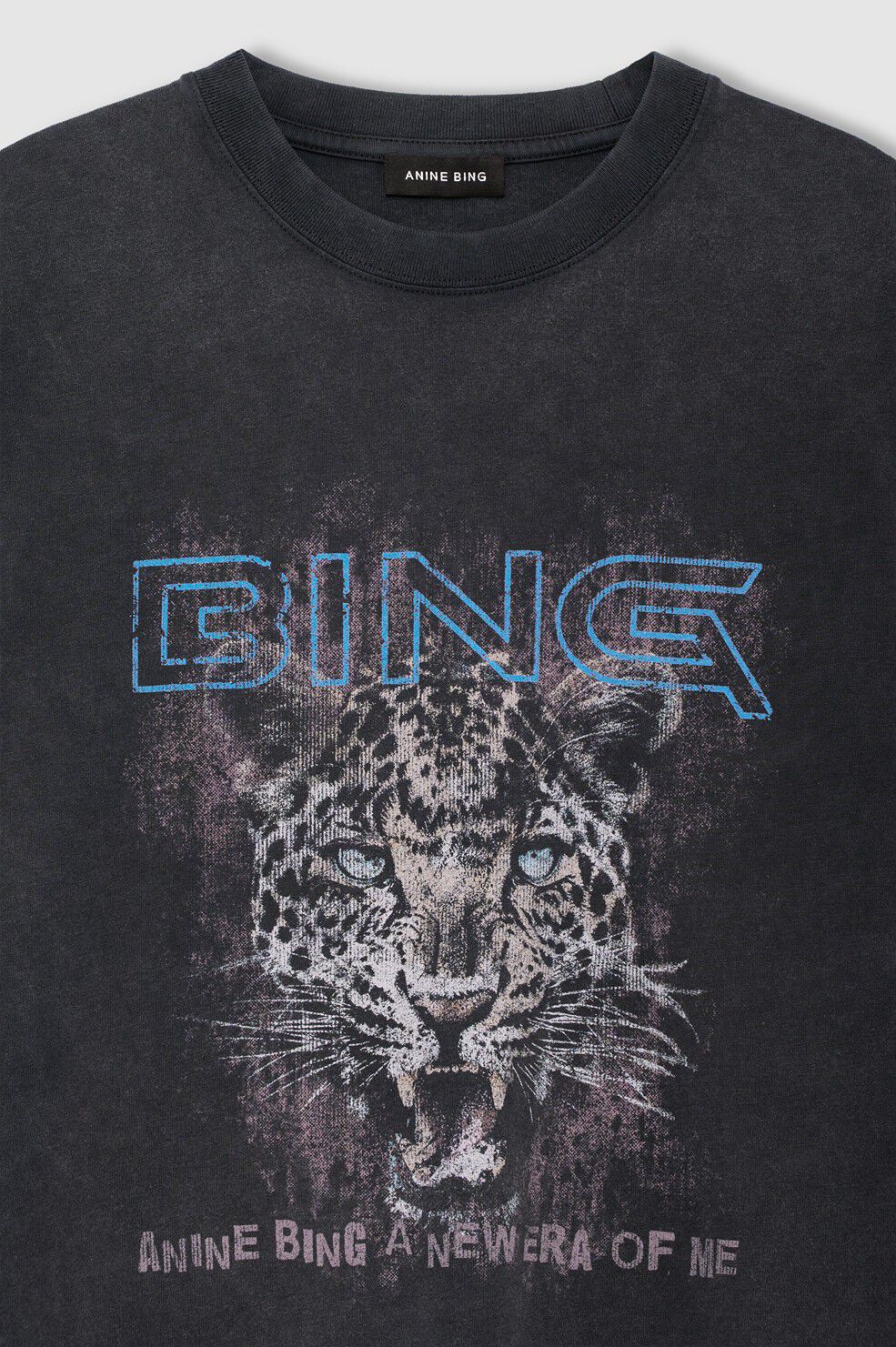 CADE TEE TIGER MUSE - WASHED BLACK