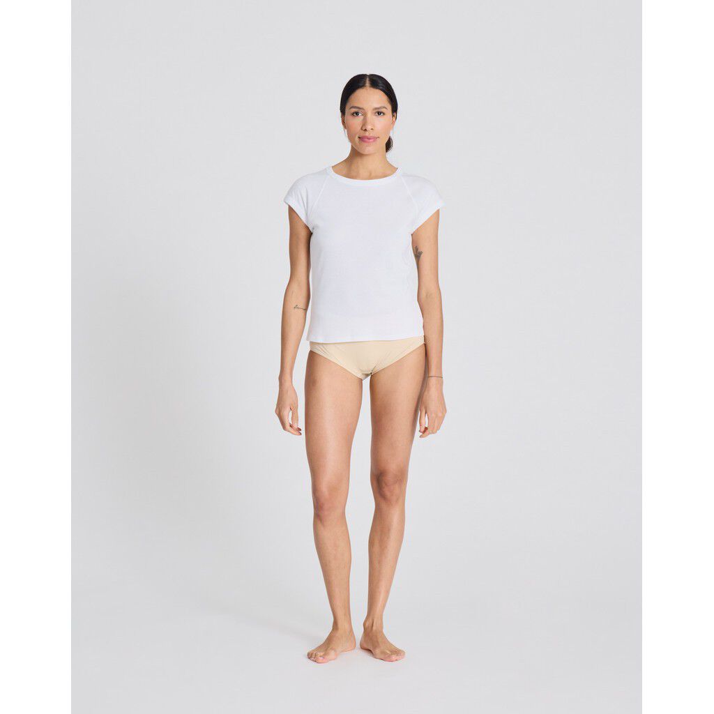 Malou S/S Cotton 1x1 Rib Tee GOTS