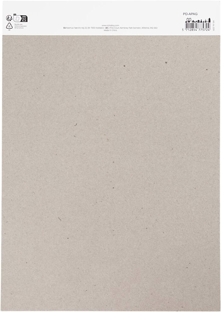 Akvarelpapir A4 sort, 15 ark