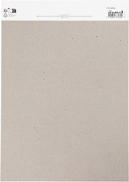 Akvarelpapir A4 sort, 15 ark