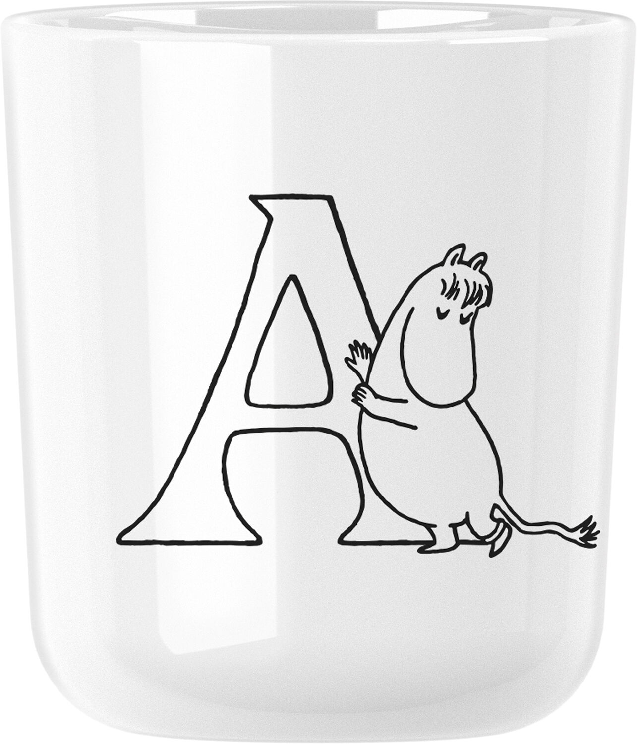 Moomin ABC mugg - C 0.2 l. Moomin white