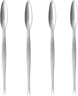 Hummergaffel Focus Steel 20,6 cm 4 st Matt stål