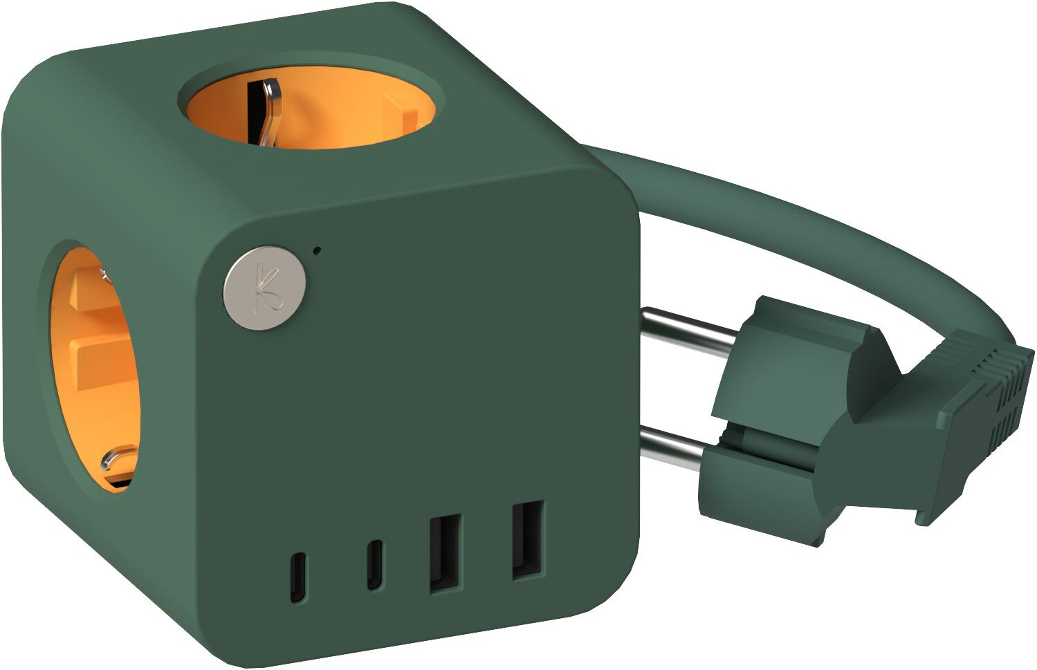 Ampie wired Kraftverk med flera uttag