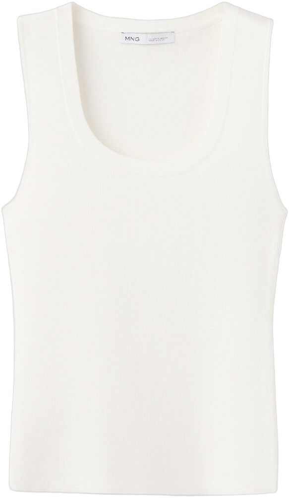 Round-neck knitted top