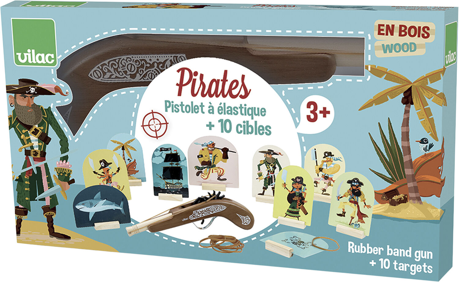 Vilac - Elastikpistol - Pirat