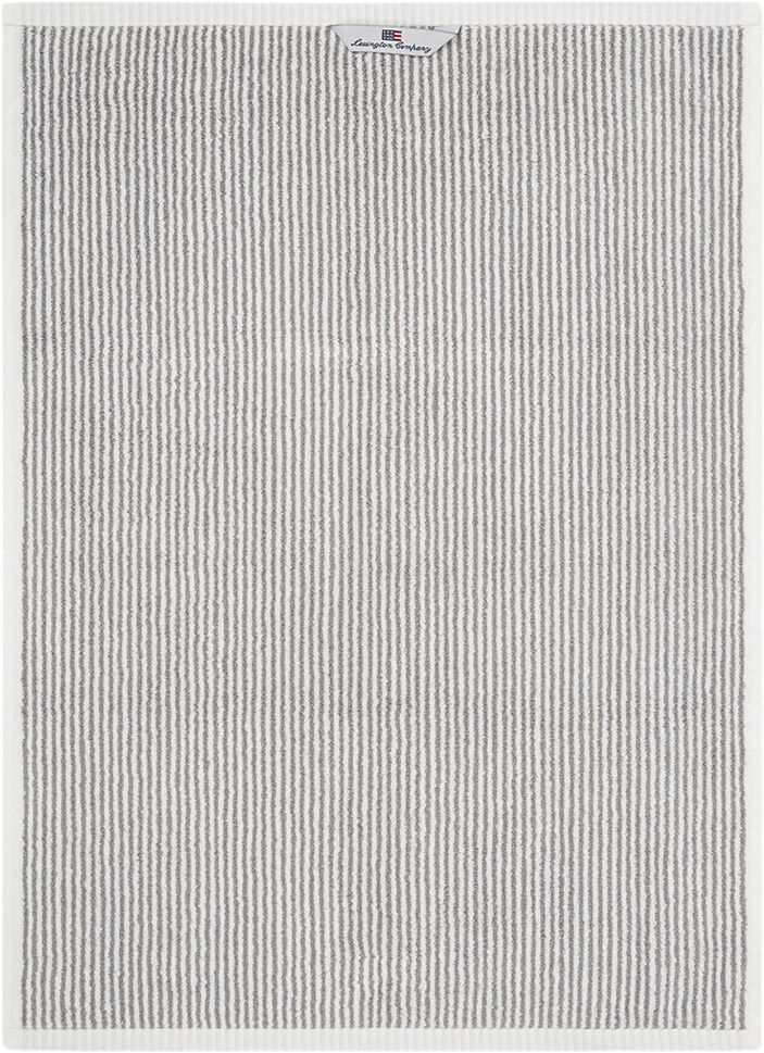 Original Towel White/Gray Striped