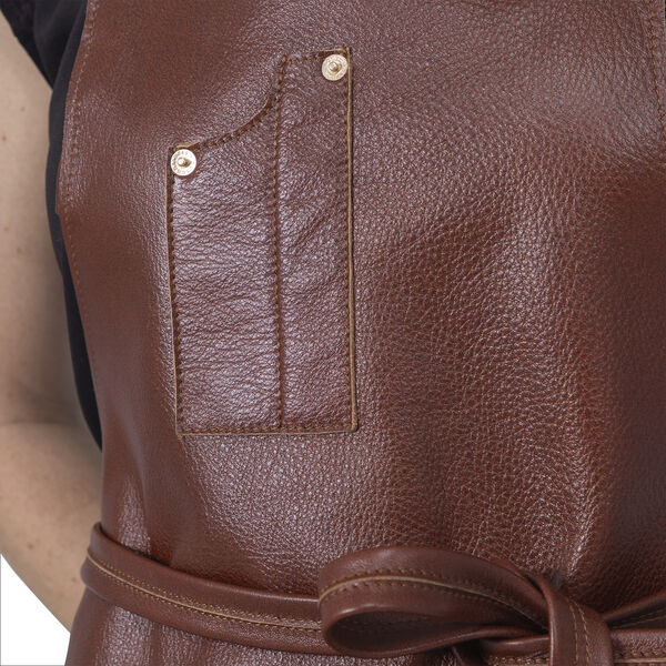Five Pockets Apron, Slim Fit, Full Grain Leather Classic Bro