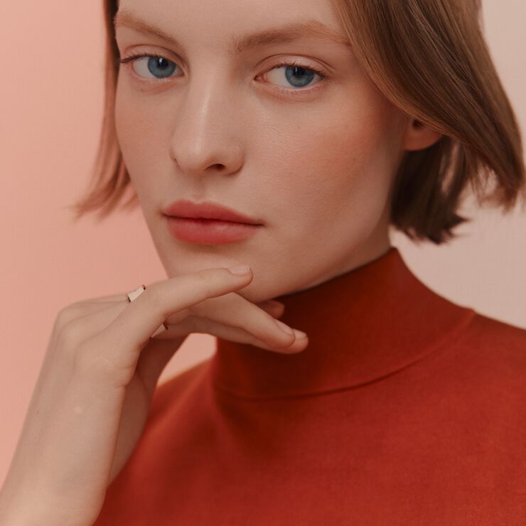 Rose Hermès, silky blush powder, Rose Abricot