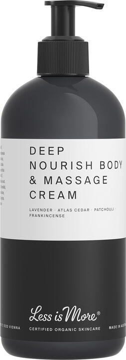 Organic Deep Nourish Body & Massage Cream lavender