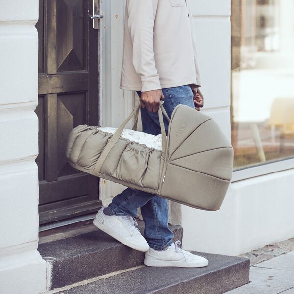 Sebra 3-i-1 Babynest, dark olive