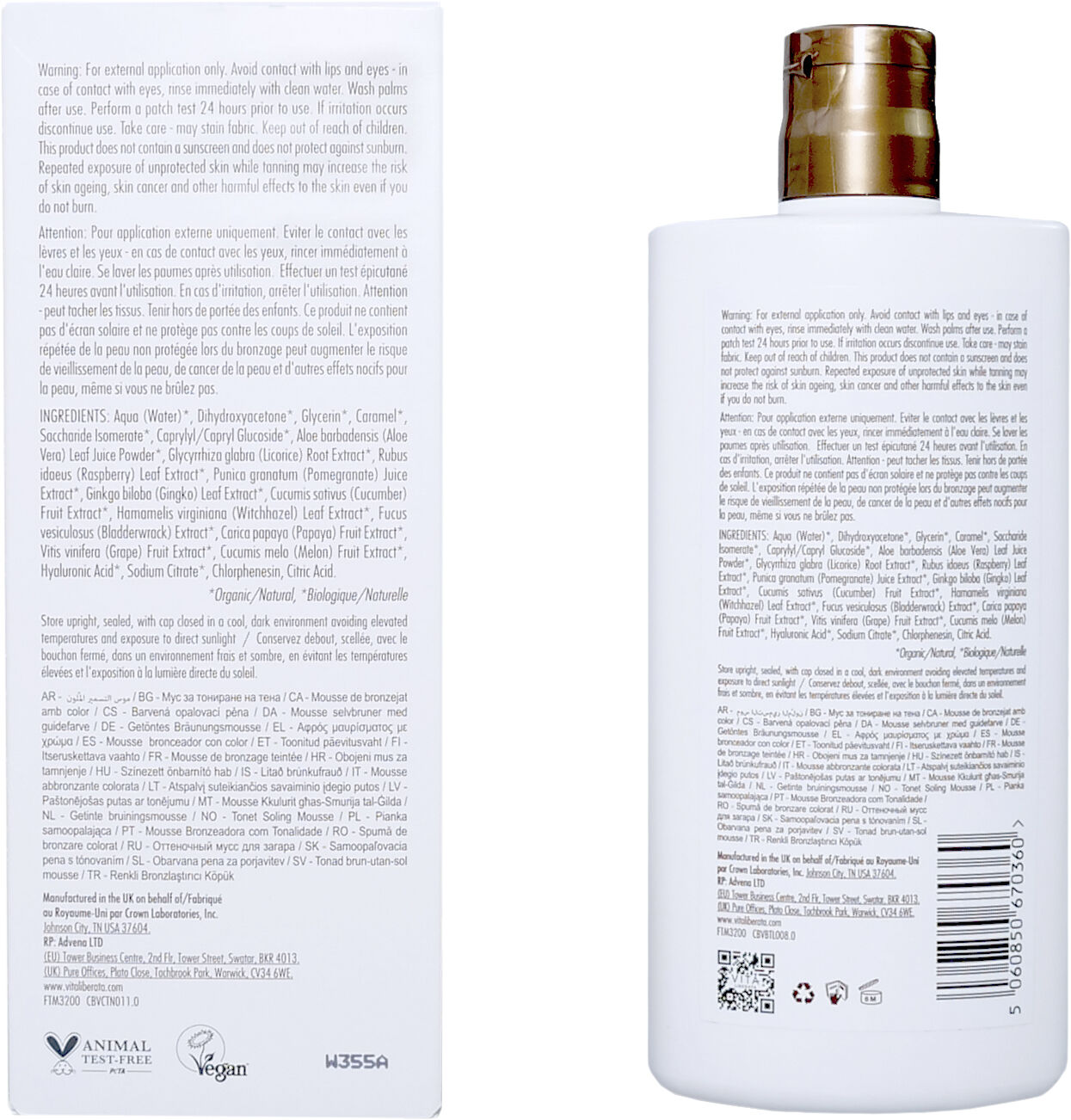 Clear Tanning Mousse Dark 200 ml