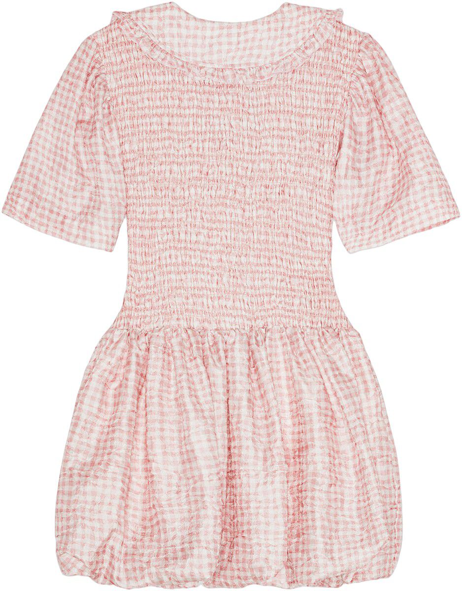 Shibori Pleat Mini Smock Bubble Dre