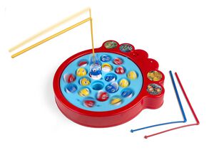 VINI STORT FISKESPIL. R&Oslash;D