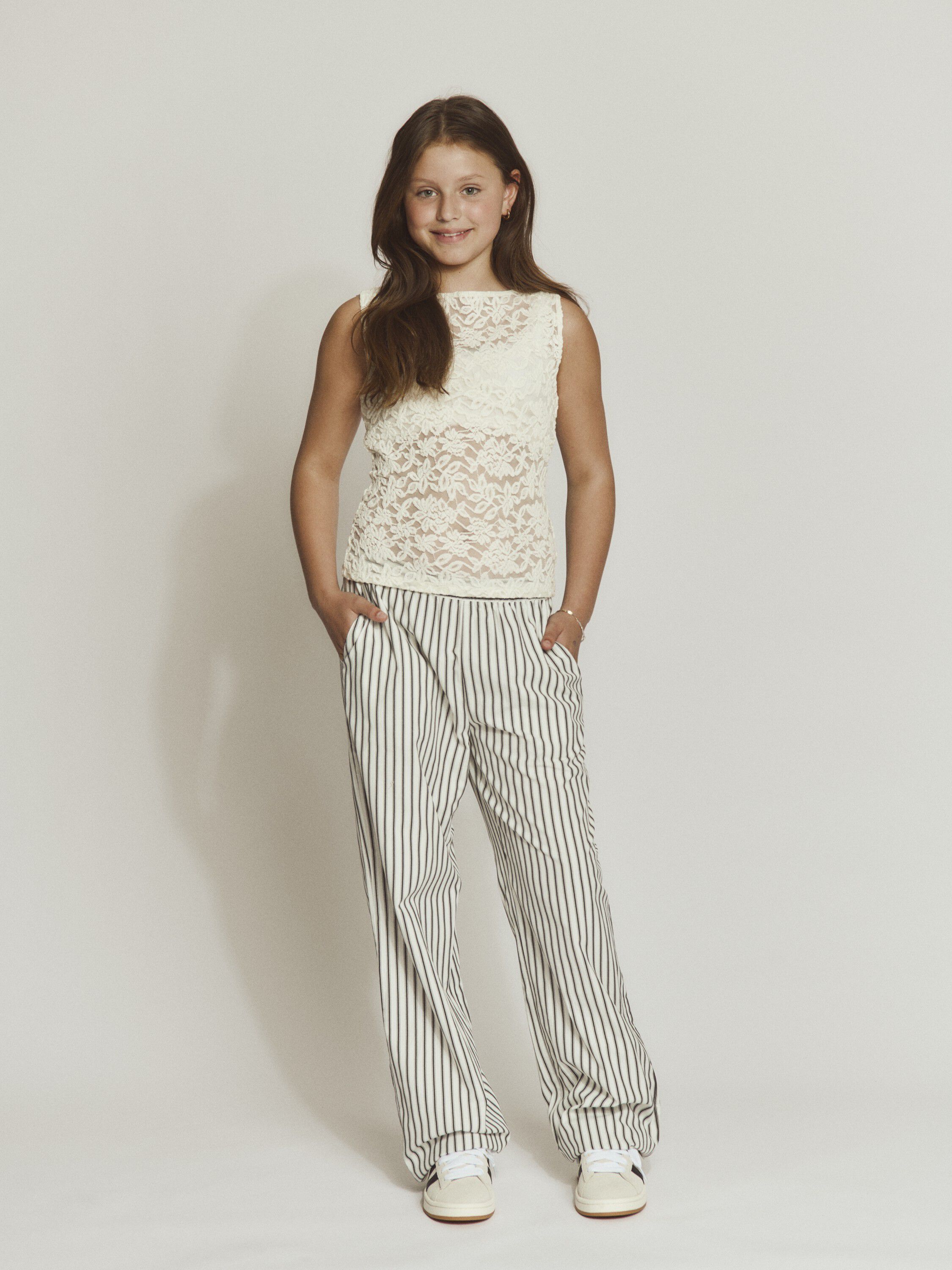 RKDelicia Lace SL Boatneck Top