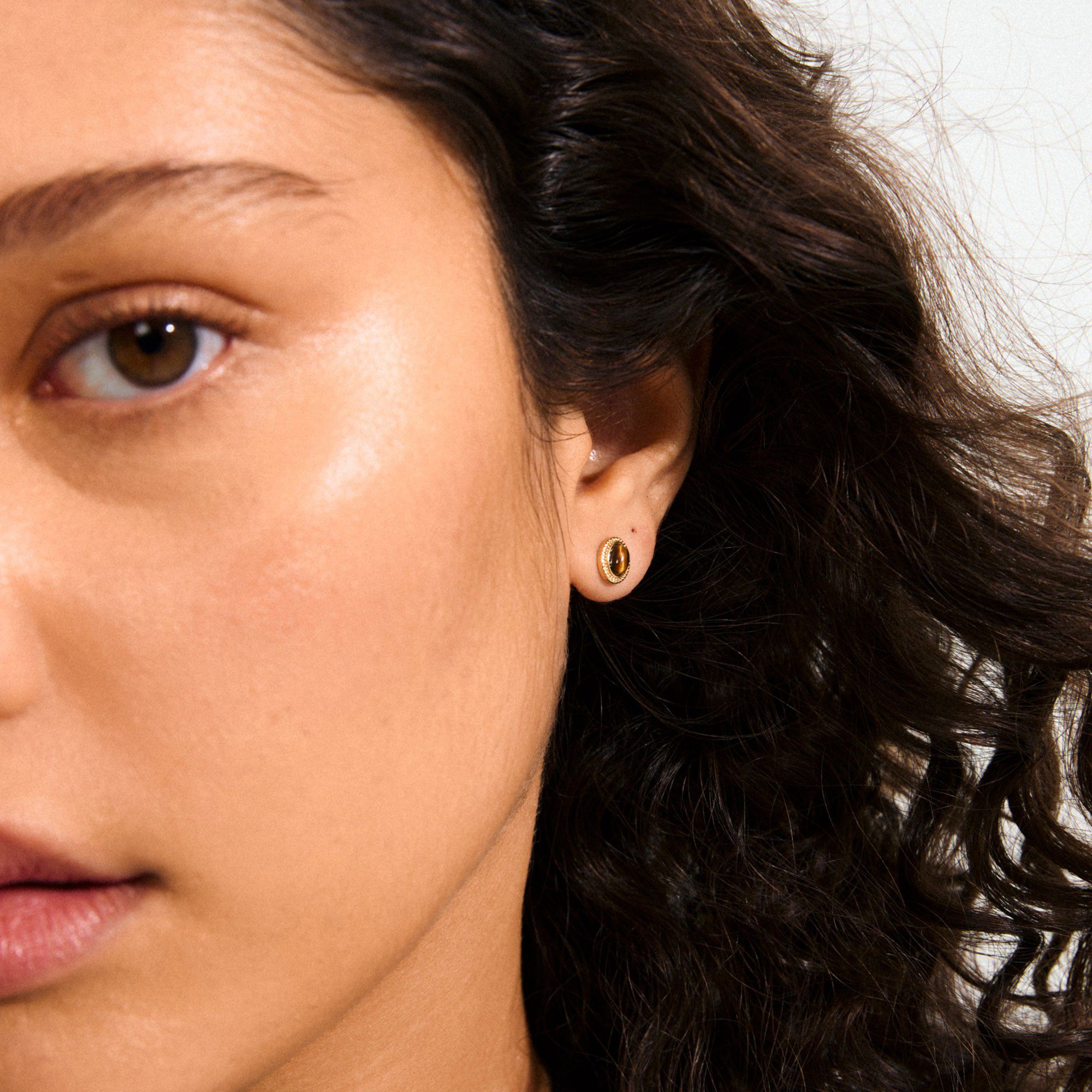 BETWEEN earrings gold-plated