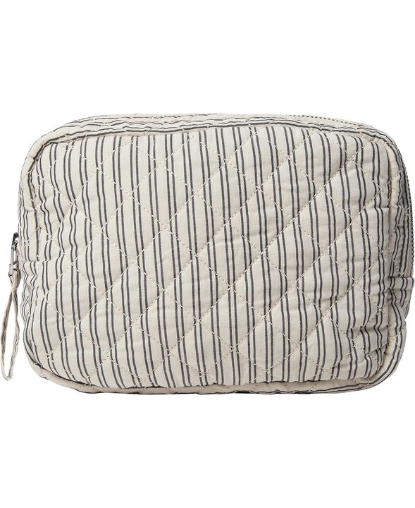 Moira 2 G toilettaske Beige / White Double Stripe