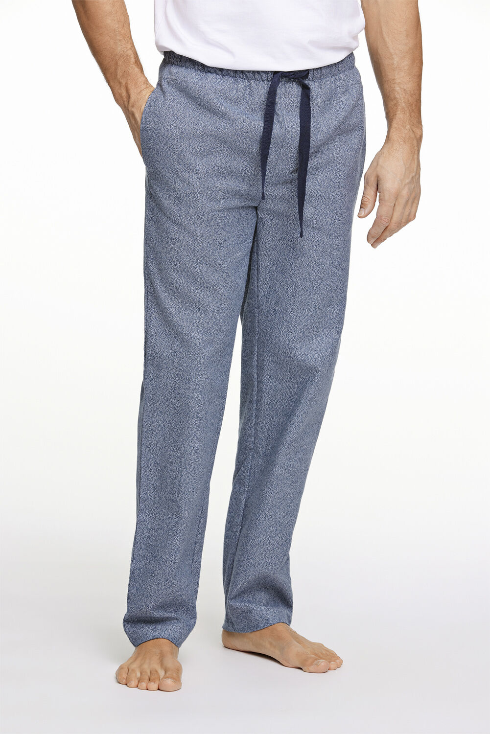 Twisted yarn brushed pyjama