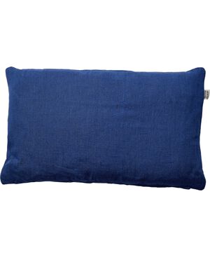 LINEN/KOBOLTBLÅ, PYNTEPUDE