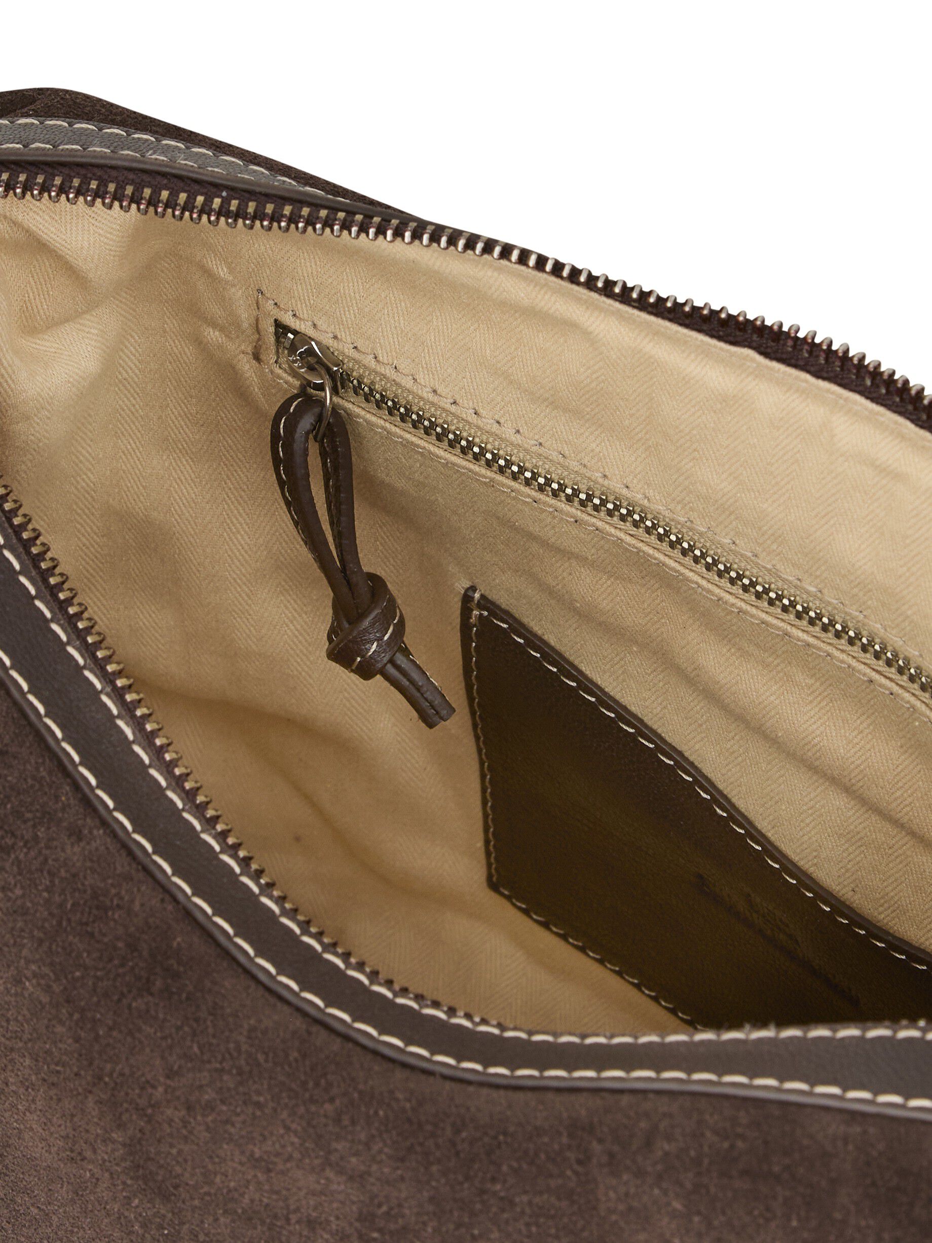 Suede Ginni Medi Bag