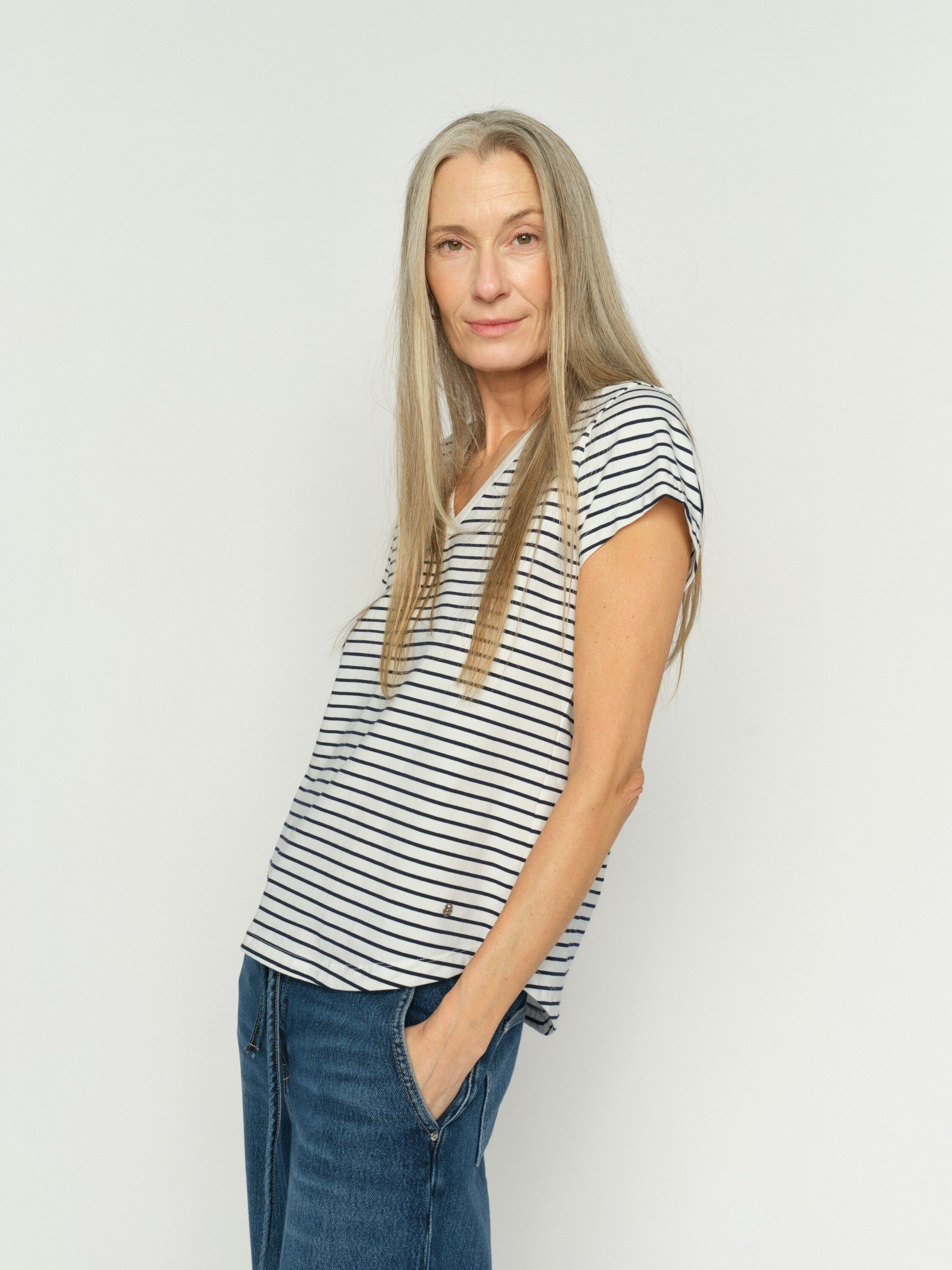 MMKala V-SS Stripe Tee