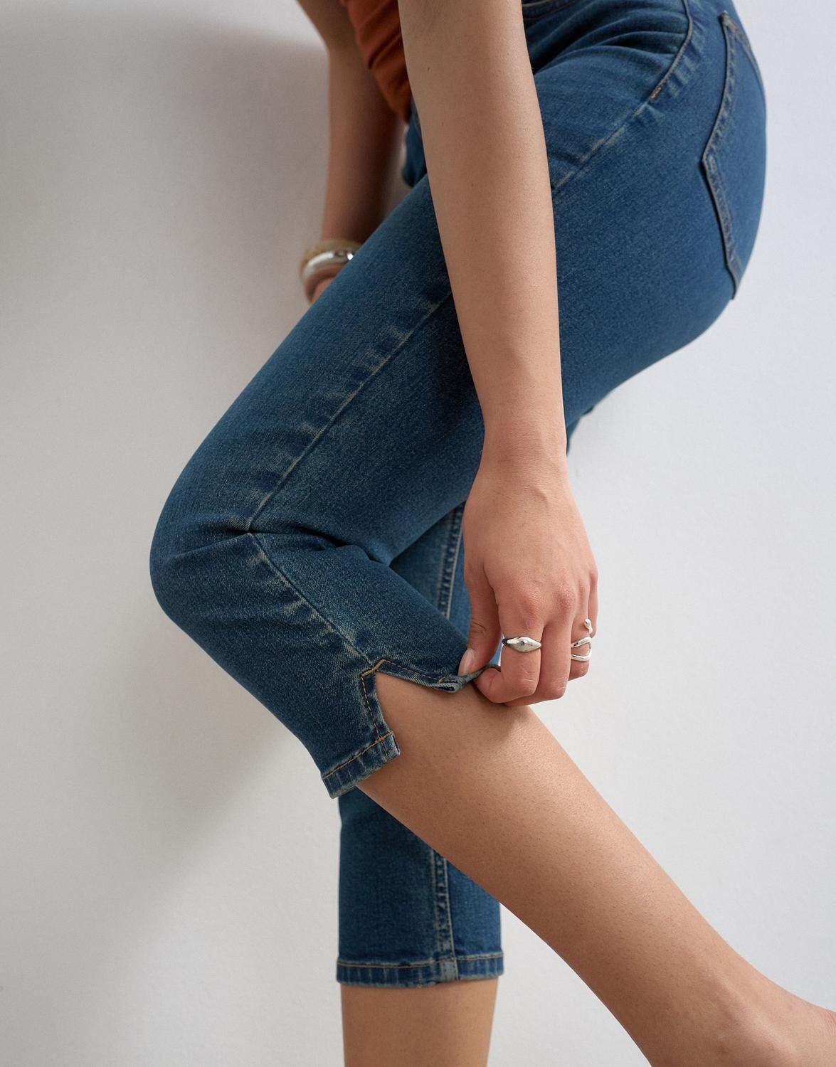 Tscamilla Hr Denim Capri Mb