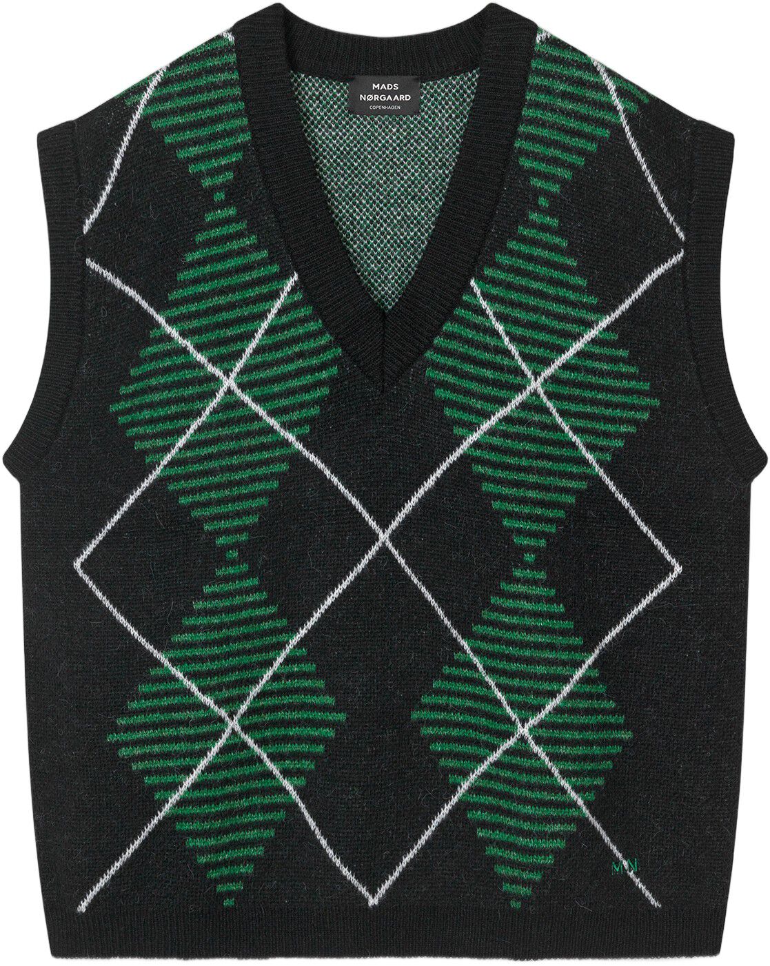 Comfy Wool Harper Argyle Vest