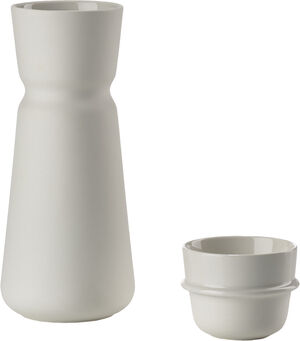 Karaff m kopp Inu 0,7 l Offwhite