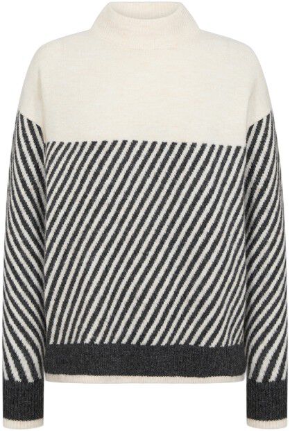 SC-NESSIE STRIPE 71 Pullover Creme