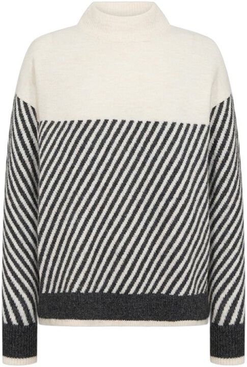 SC-NESSIE STRIPE 71 Pullover Creme