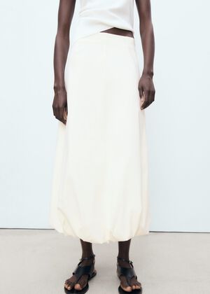 Long balloon skirt