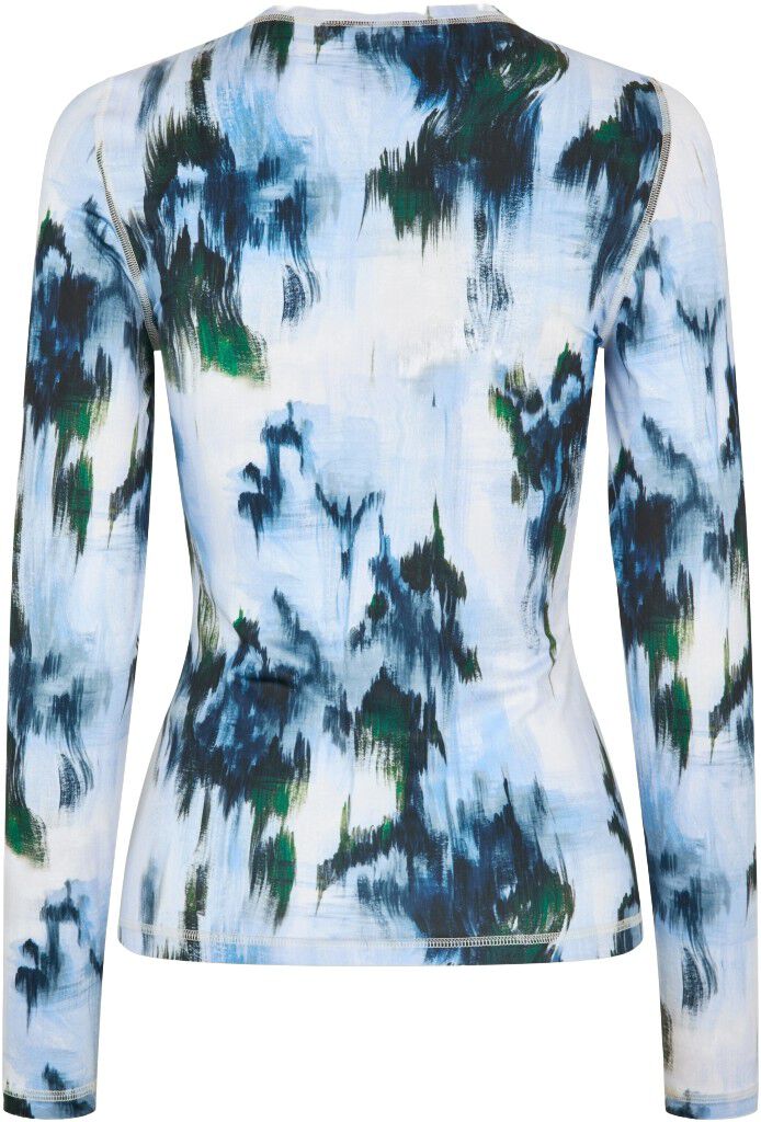 2244 Stocking Jersey, Elastic Long Sleeve Top