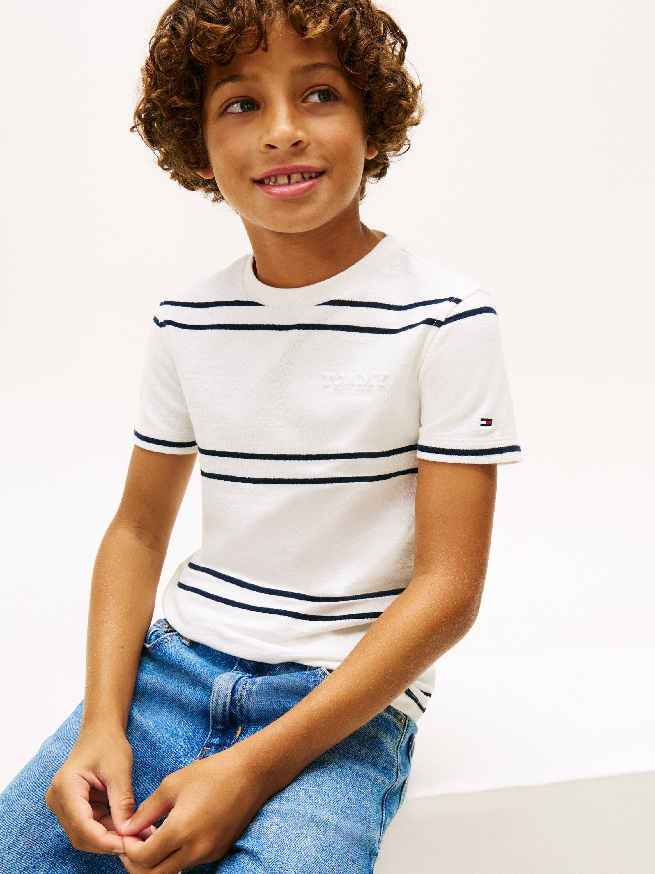 Essential Embossed Logo Jersey T-Shirt