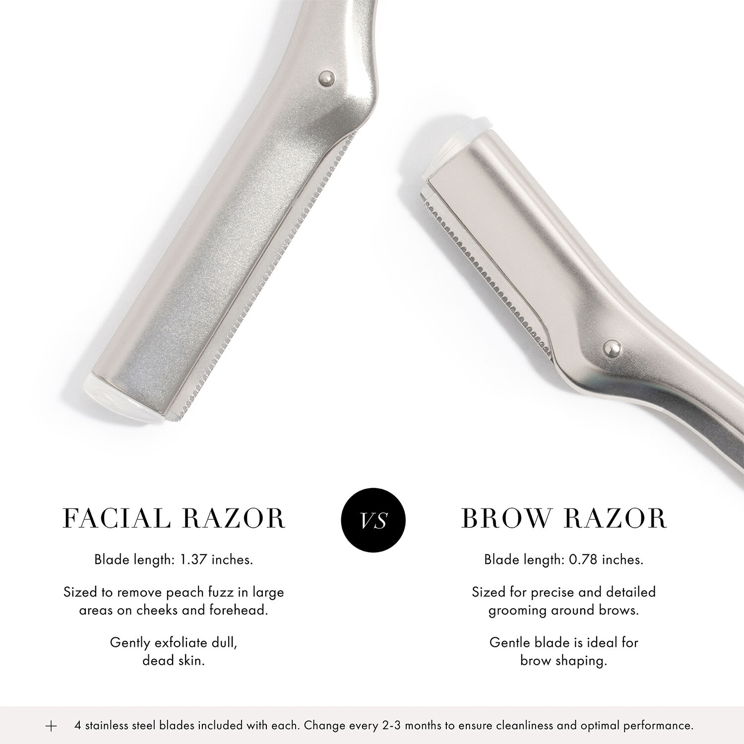 TWEEZERMAN Facial Razor
