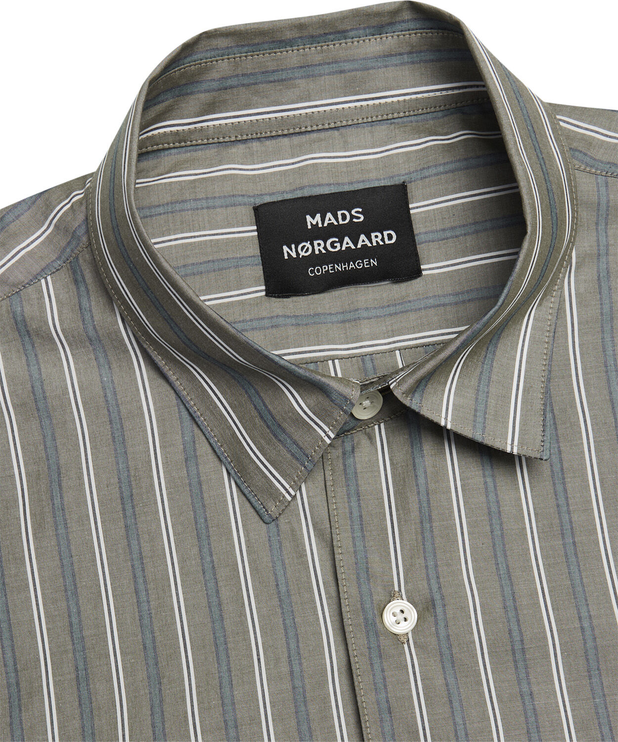 Cotton Poplin Stripe Malte Shirt