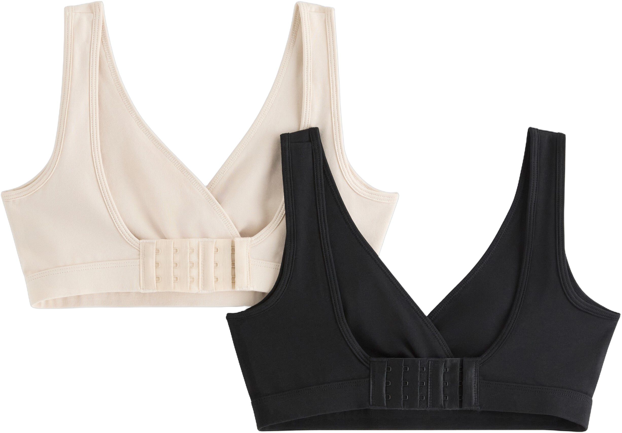 Soft nursing bra in cotton blend wi