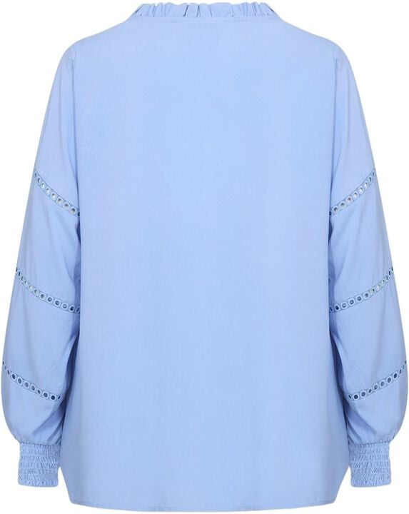 Curvy WA-SIA 32 Bluse Lyseblå