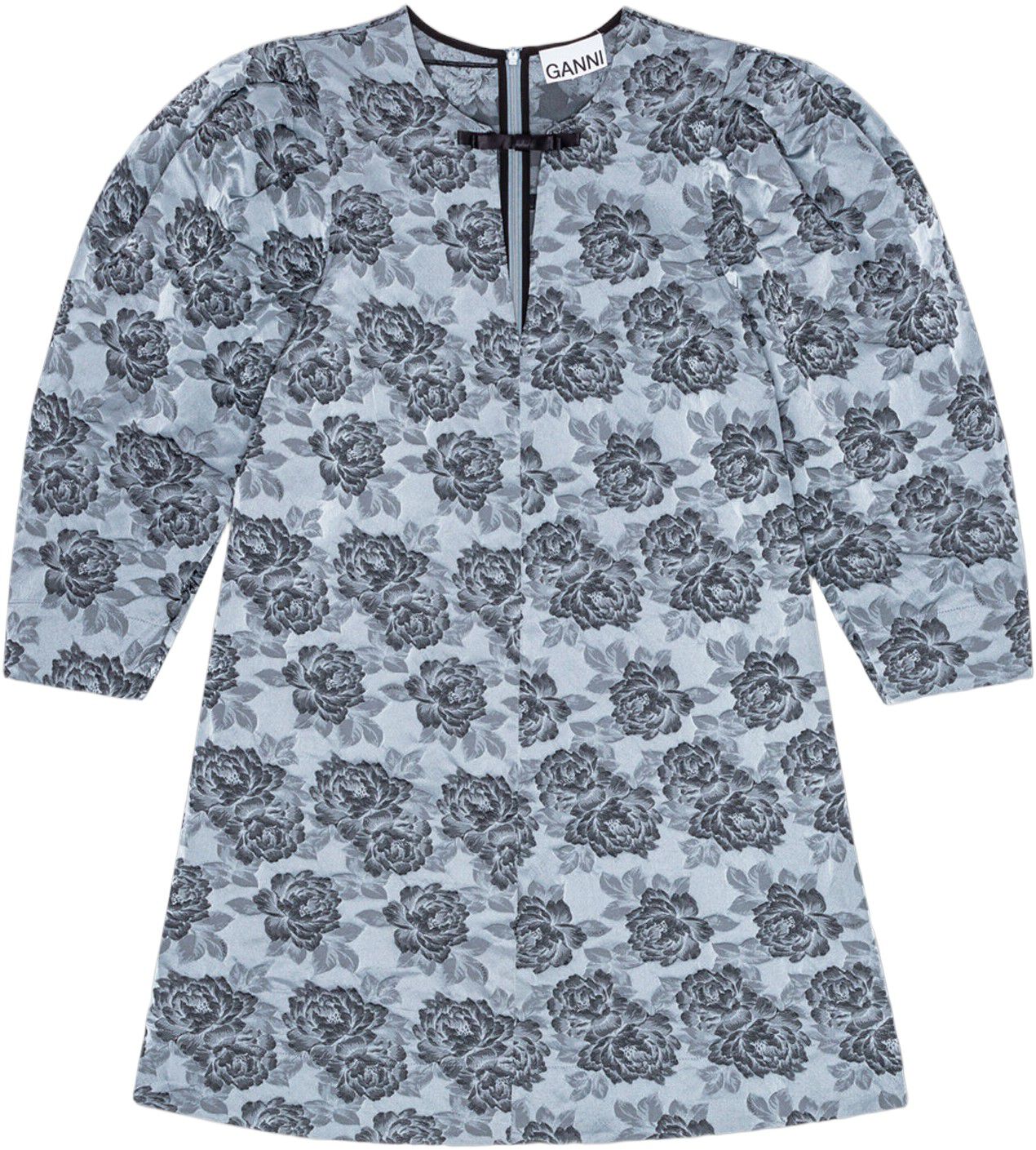 Botanical Jacquard A-shaped Mini Dr