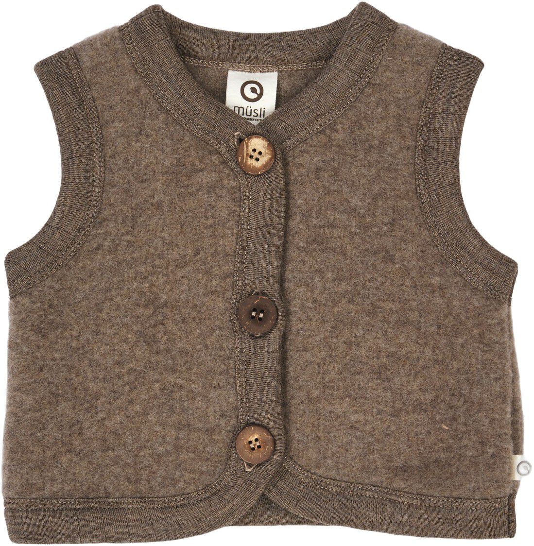 Woolly fleece vest