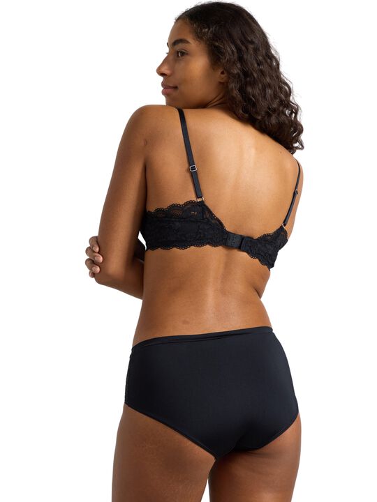 Malva push-up-bh med spets