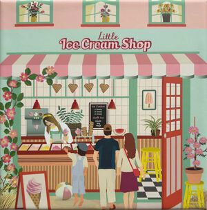 LITTLE ICE CREAM SHOP - puslespil med 150 brikker