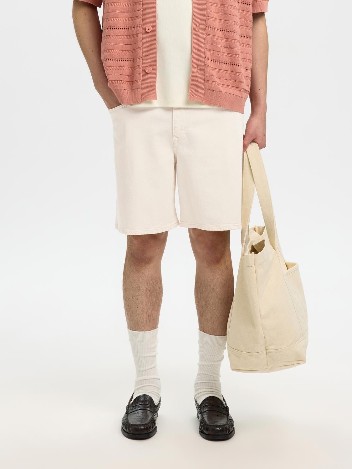 Slmloose Alex Summer Ecru 611 Dnm Shorts