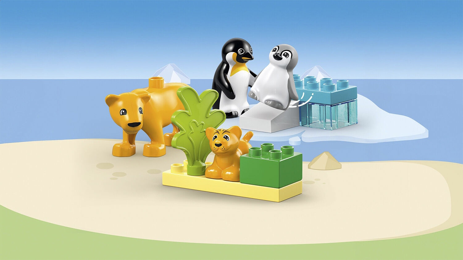 Vilde dyrefamilier pingviner og l&oslash;ver 10442