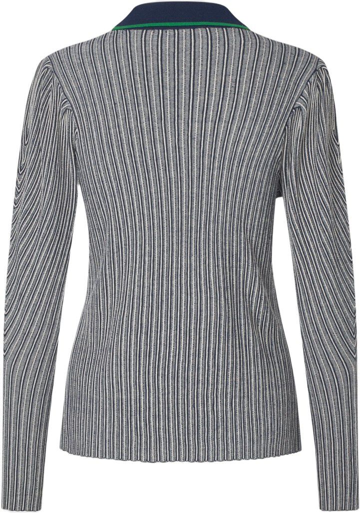 2356 Soft Rib, Long Sleeve Knit Polo