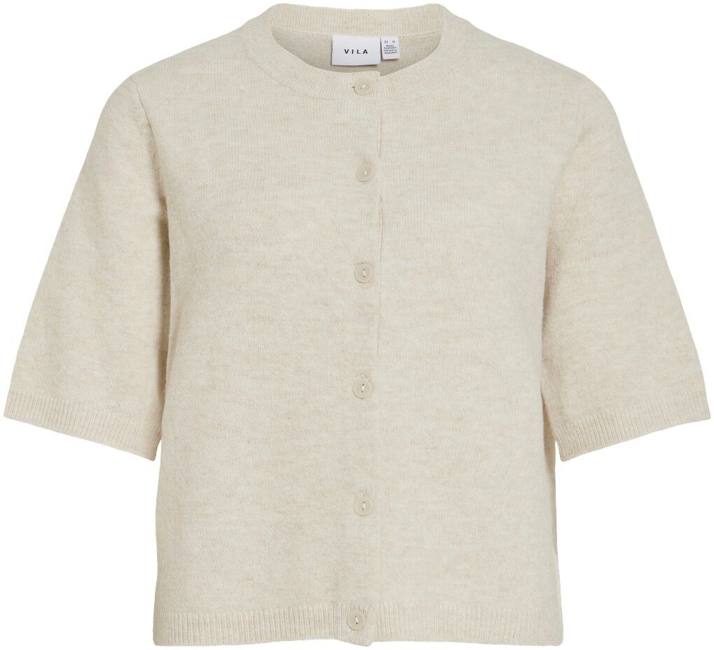 VILIGA 2/4 O-NECK KNIT CARDIGAN - N