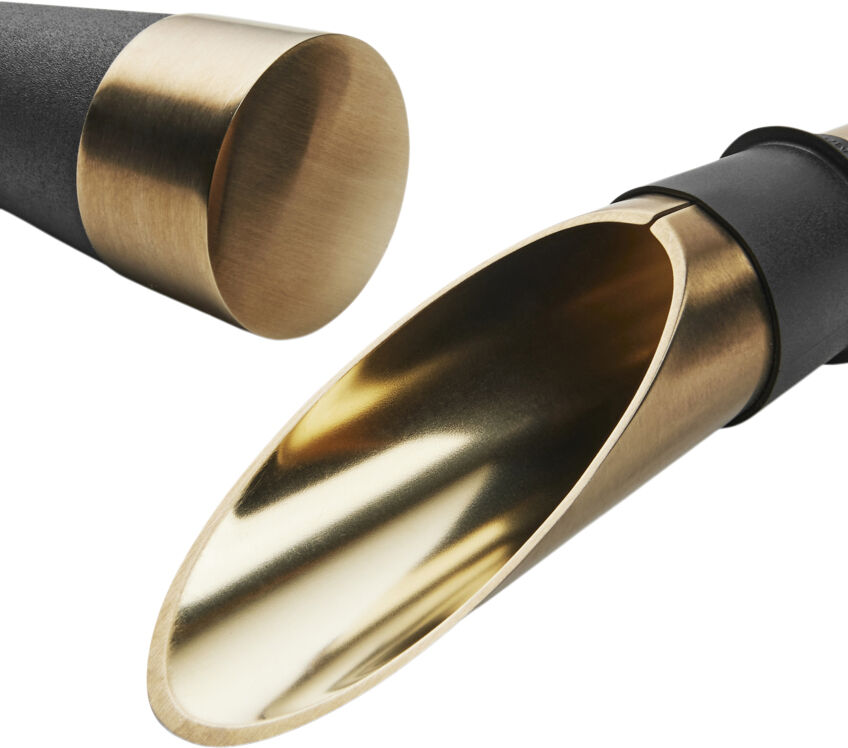 GC Barware Sk&aelig;nkeprop og Vinprop sort/patineret st&aring;l 2 stk.