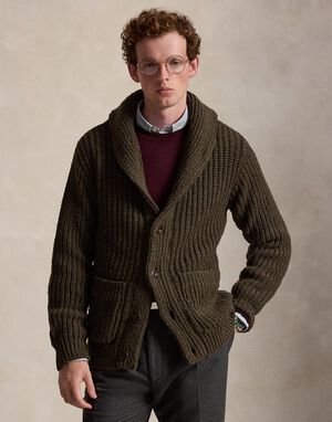 WOOL BLEND-SWEATER-CARDIGAN