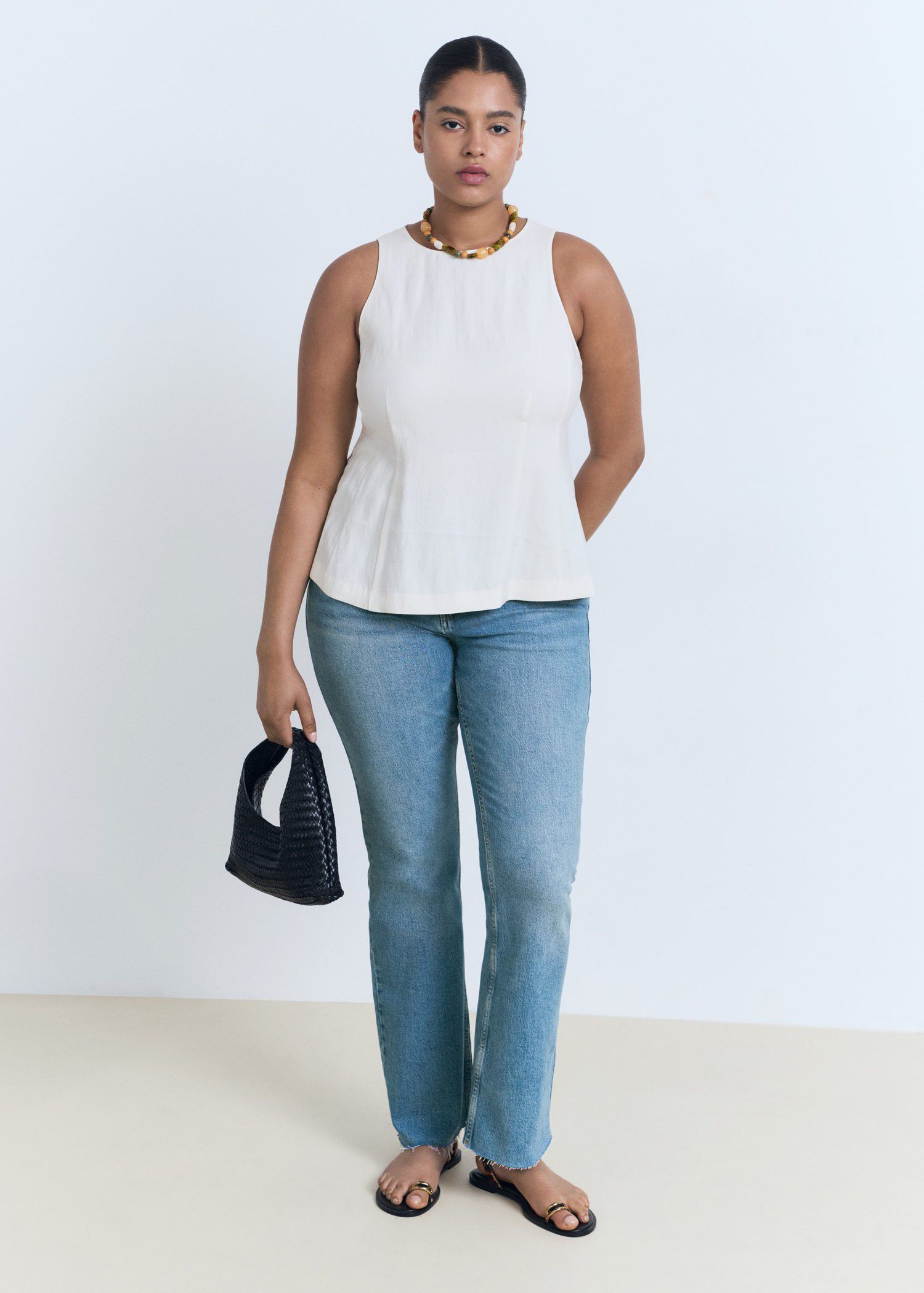 Fiona flared mid-rise jeans